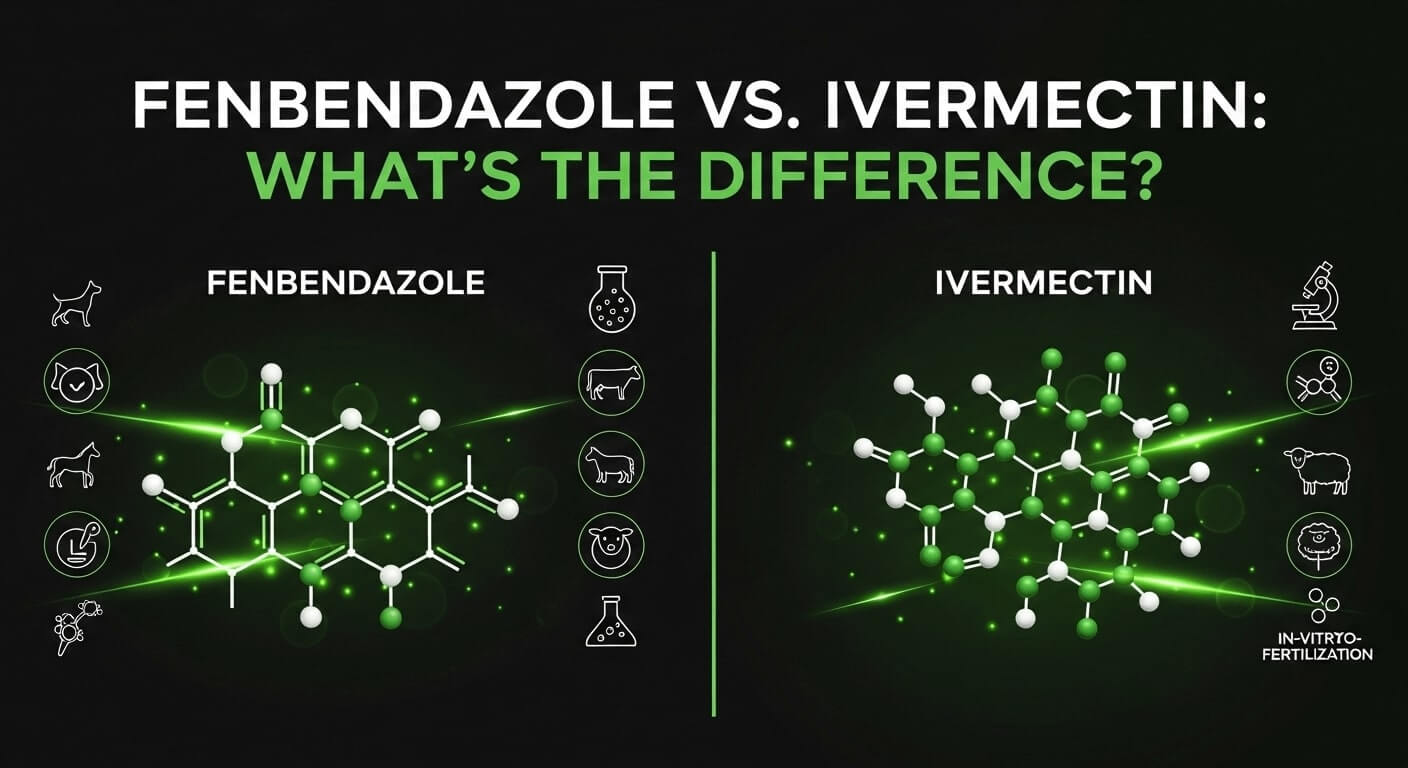 What is the difference between fenbendazole and ivermectin
