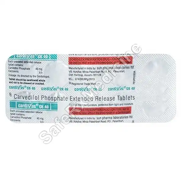 Cardivas CR 40Mg Strip