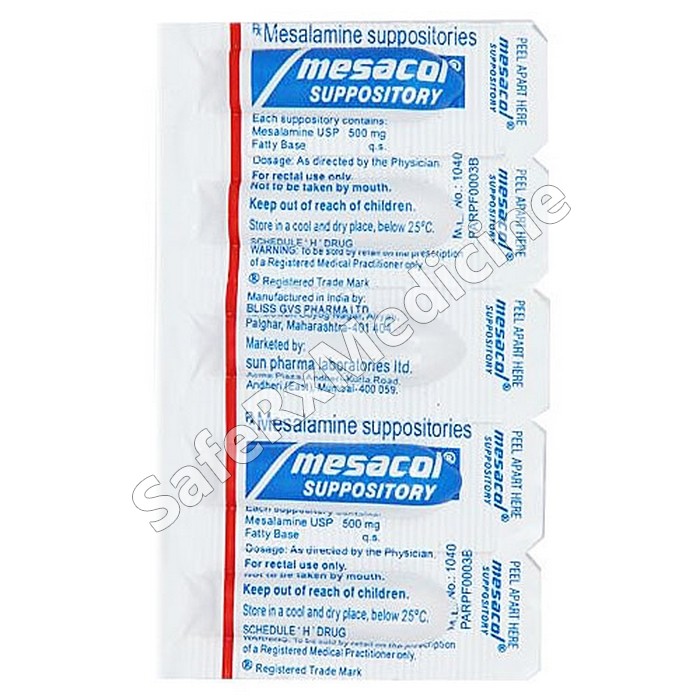 Mesacol Suppository 500Mg