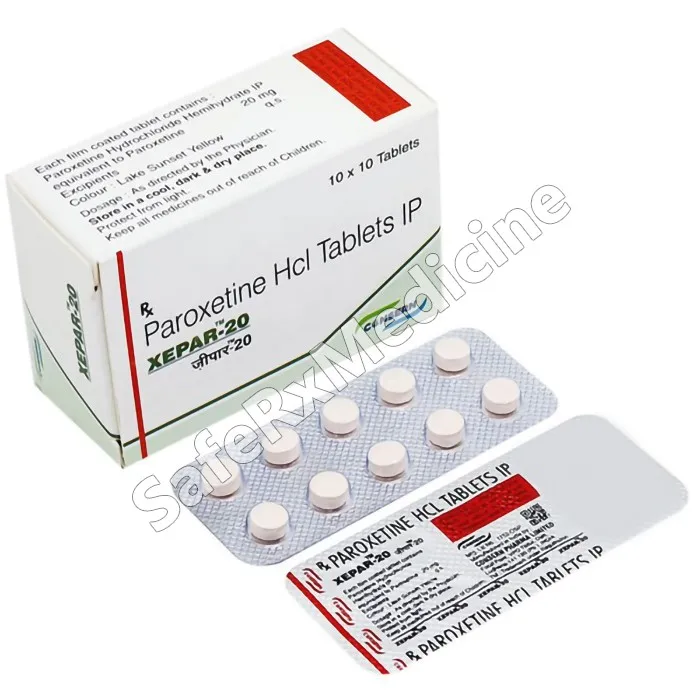 Xepar 20 mg (Paroxetine)