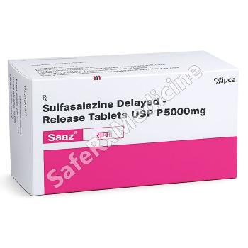 Saaz 500 mg Tablet (Sulfasalazine)
