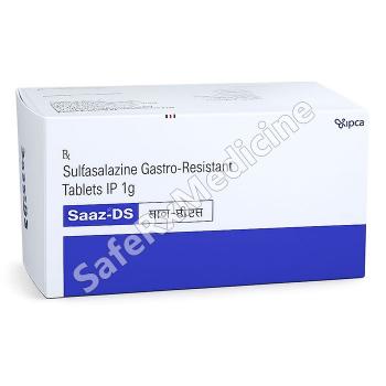 Saaz-DS 1000 mg Tablet (Sulfasalazine)