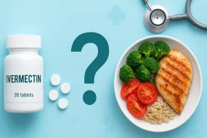ivermectin food timing