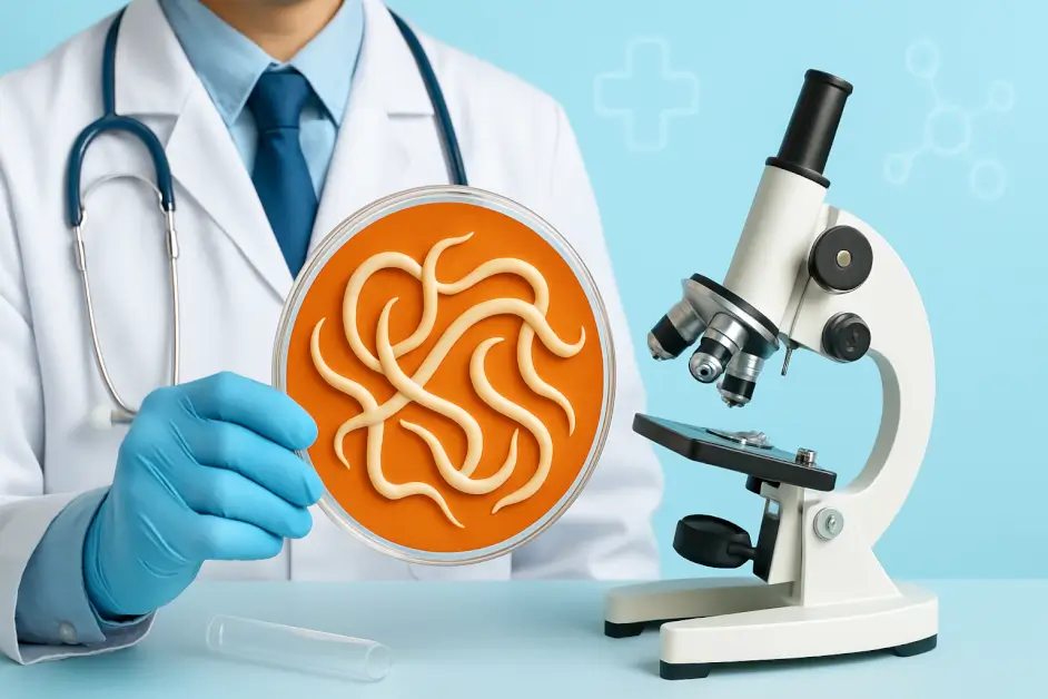 worm diagnosis