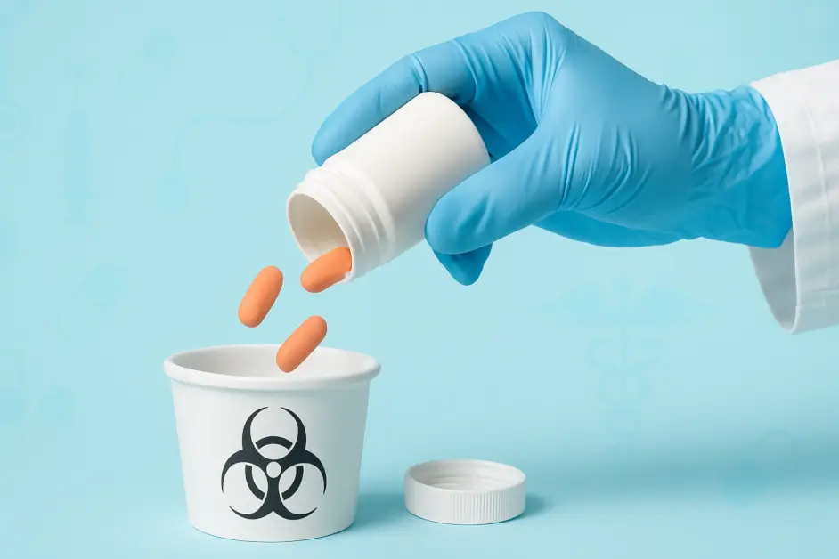 dispose expired mebendazole