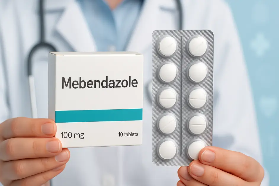 mebendazole packaging