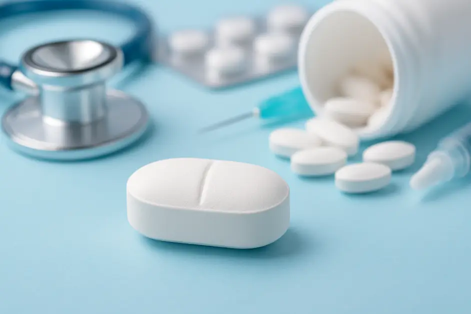 mebendazole tablet appearance