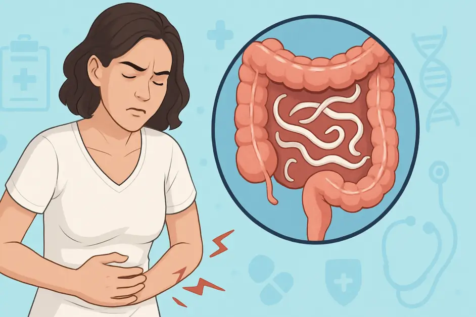worm infection symptoms